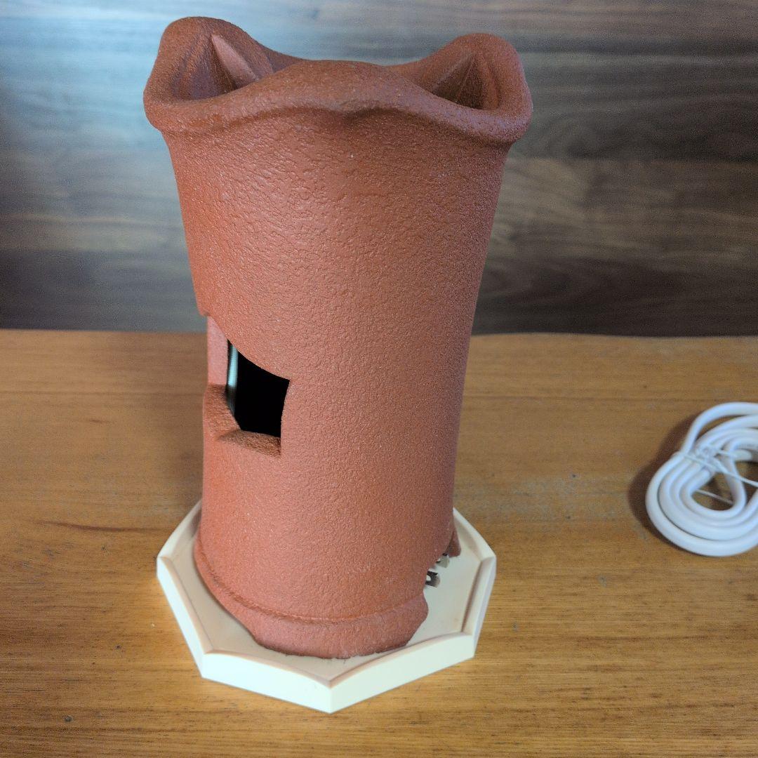 美品　朱泥 電気涼炉 煎茶風炉 電熱器 煎茶道具　茶道具　炭型 ヒーター