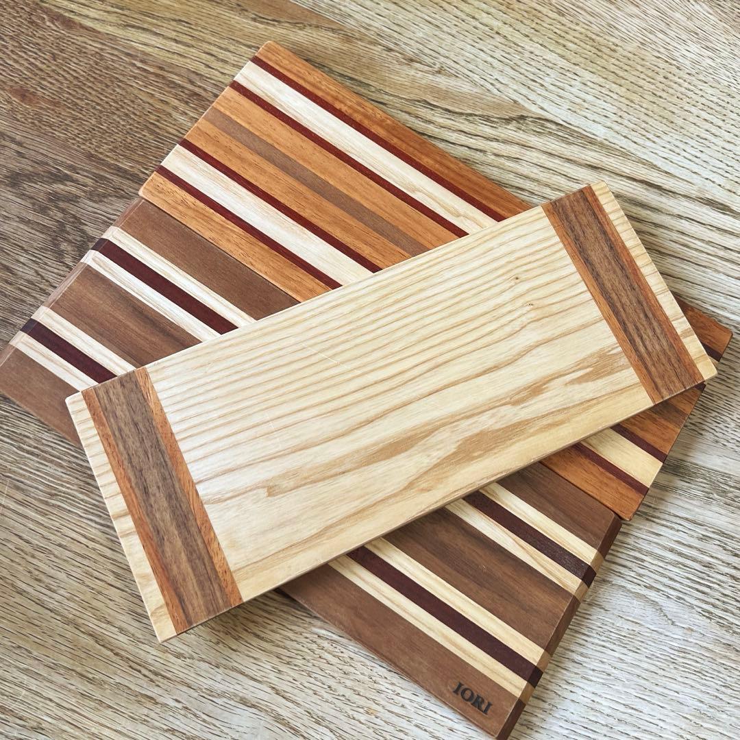 3枚セット 寄木 作家 ウッド プレート