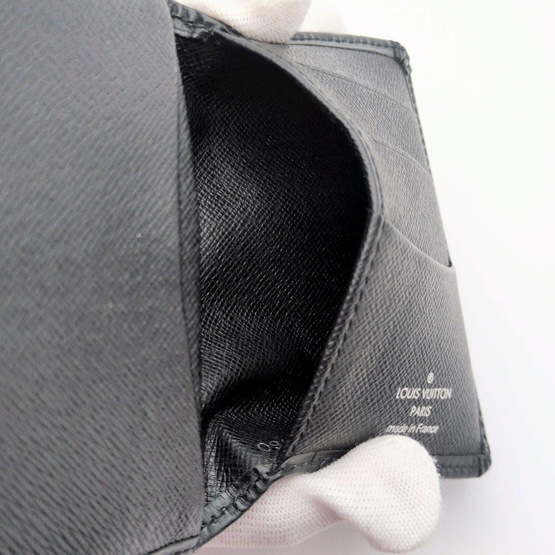 鑑定済✨ルイヴィトン 名刺入れ エピ オーガナイザー ドゥ ポッシュ ノワール