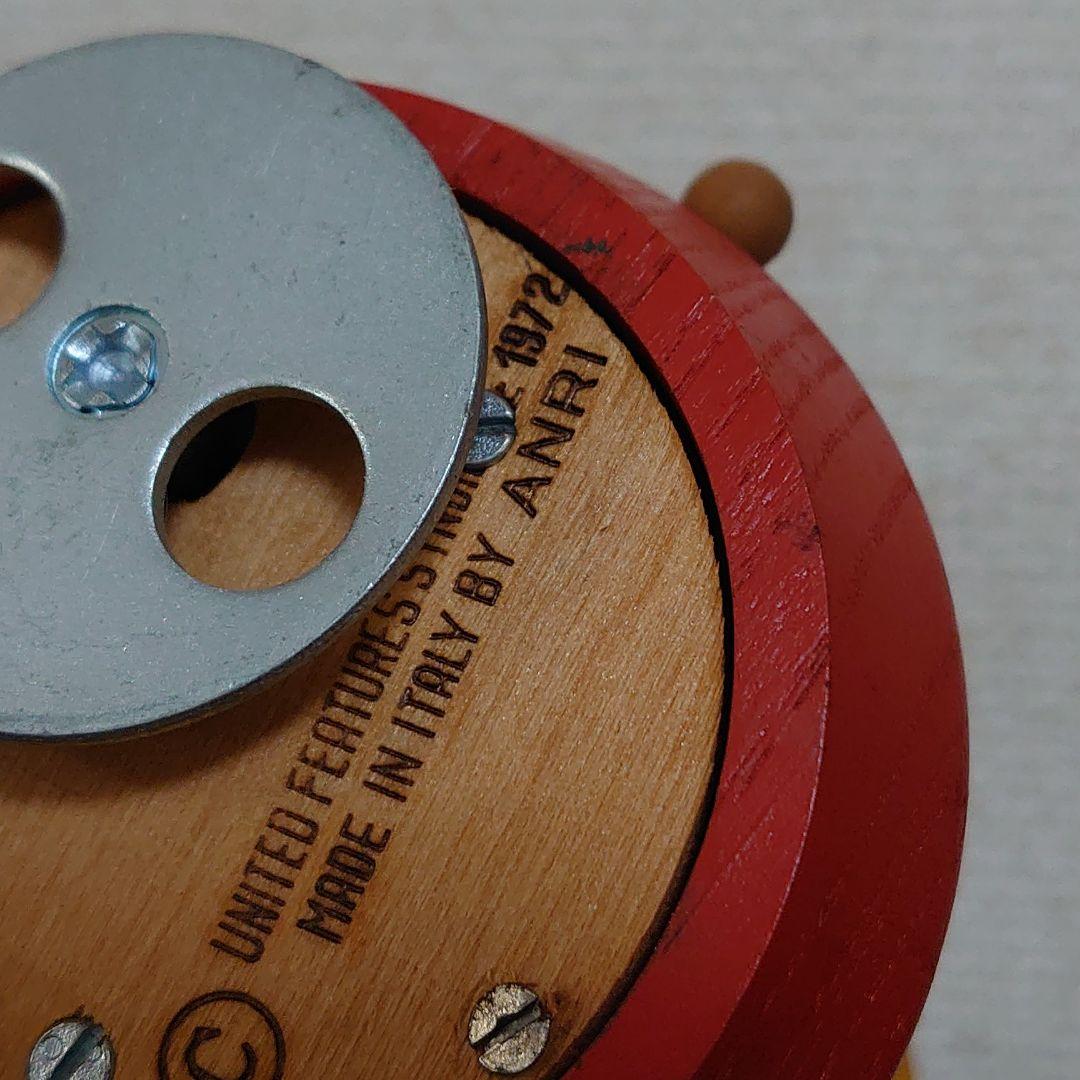 アンリANRI スヌーピー シュロダー木彫りオルゴール