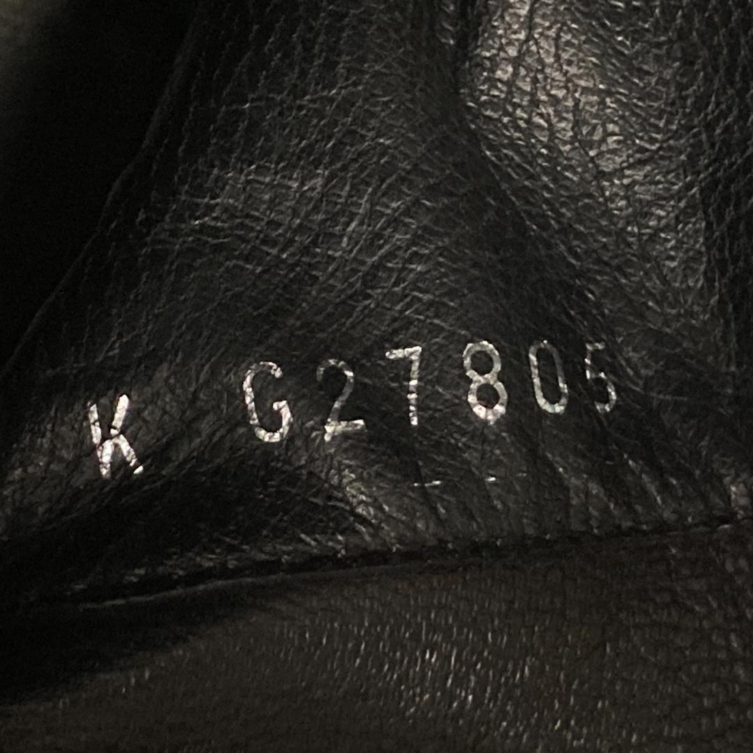 シャネル ココマーク エンジニアブーツ 35C レザー ブラック サイドジップ