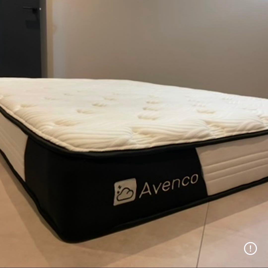 LOWYA ダブル ベッドフレーム& AVENCOマットレスセット ロータイプ