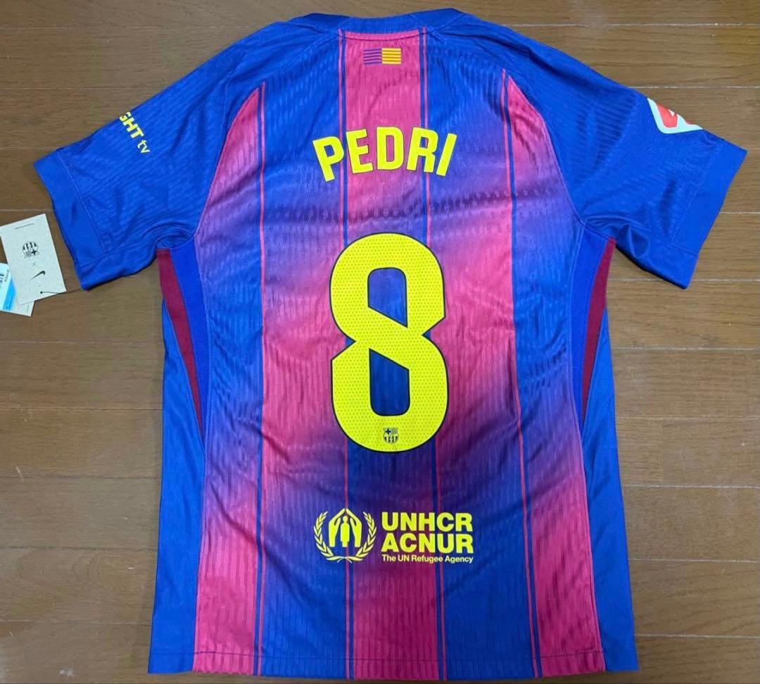 FCバルセロナ×エドシーラン オーセンティックユニフォーム　背番号8 ペドリ