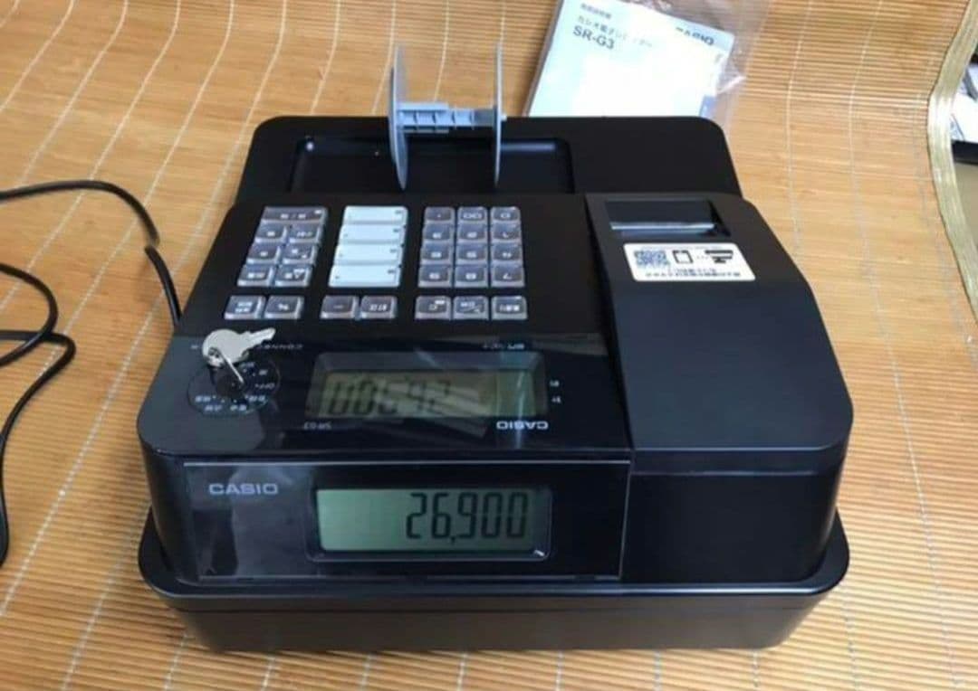 CASIO レジスター SR-G3中古　Bluetooth753159