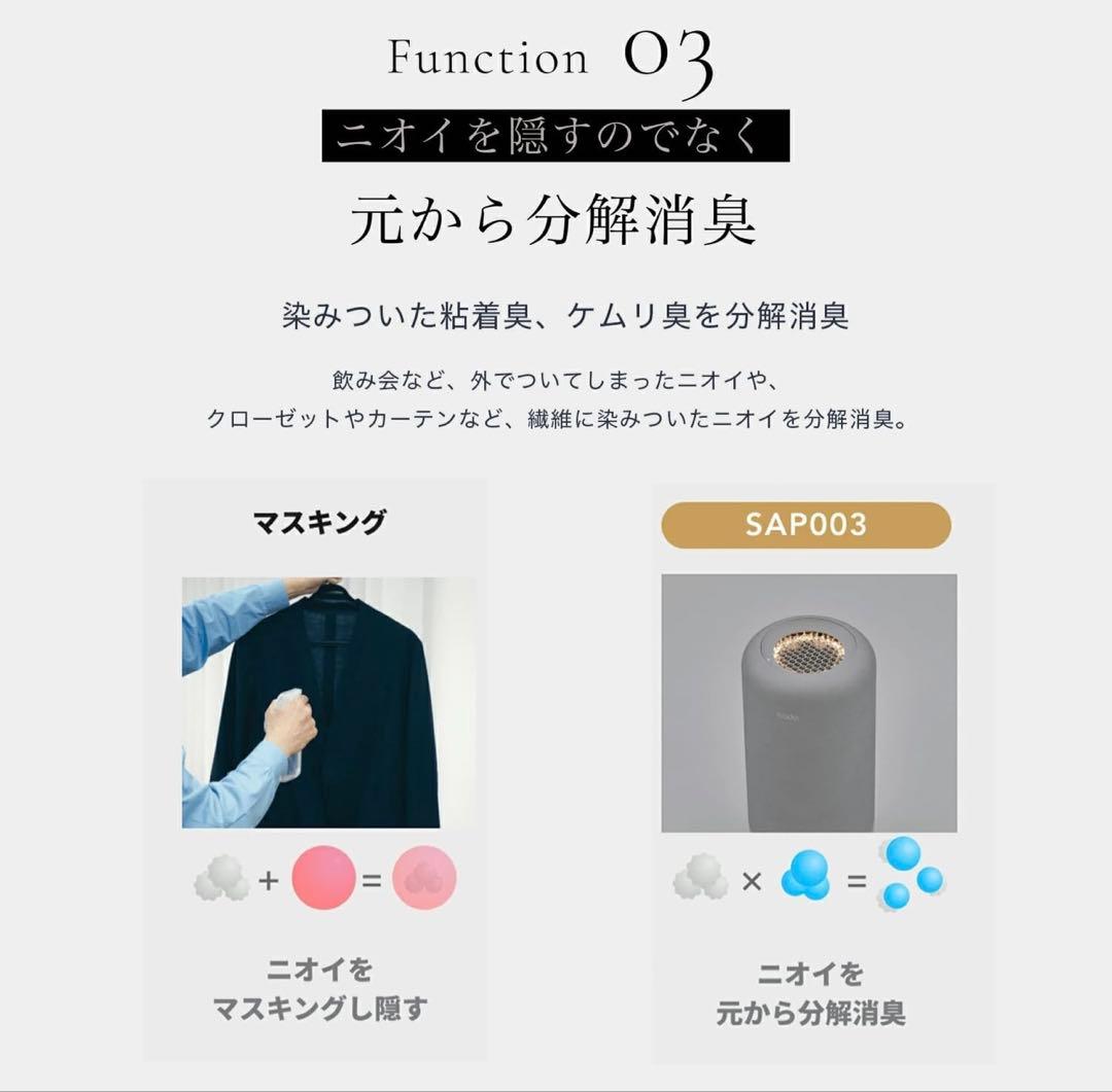 【新品未開封】cado（カドー） SAP 003 ホワイト