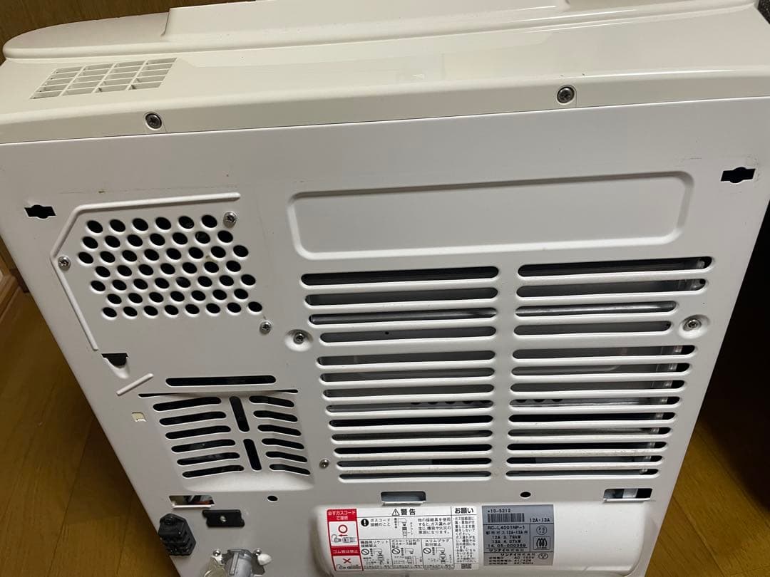 東邦ガス　都市ガスファンヒーター　RC-L4001NP-WH パネルに凹みあり