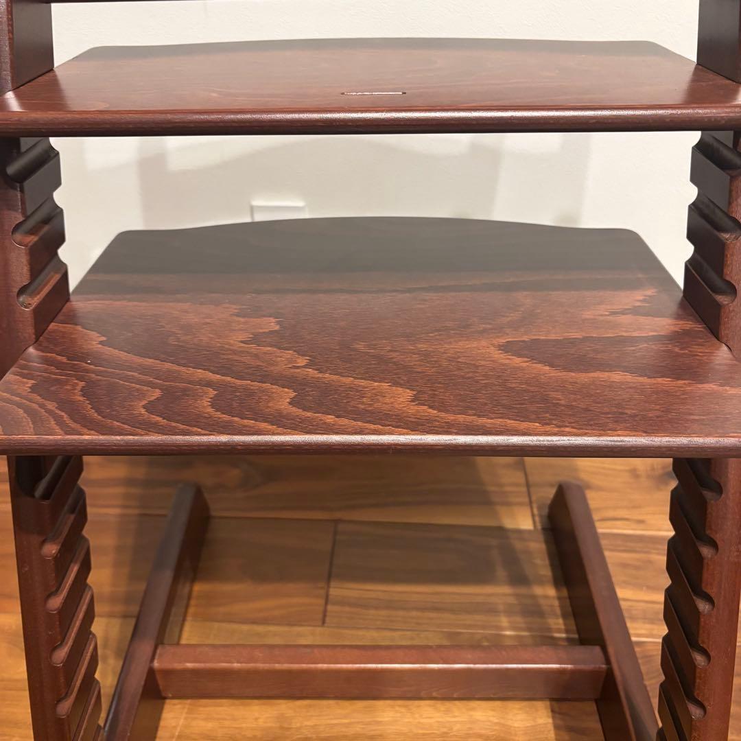 ストッケ トリップトラップ ウォールナット 廃盤カラー S/N4 ベビーセット付