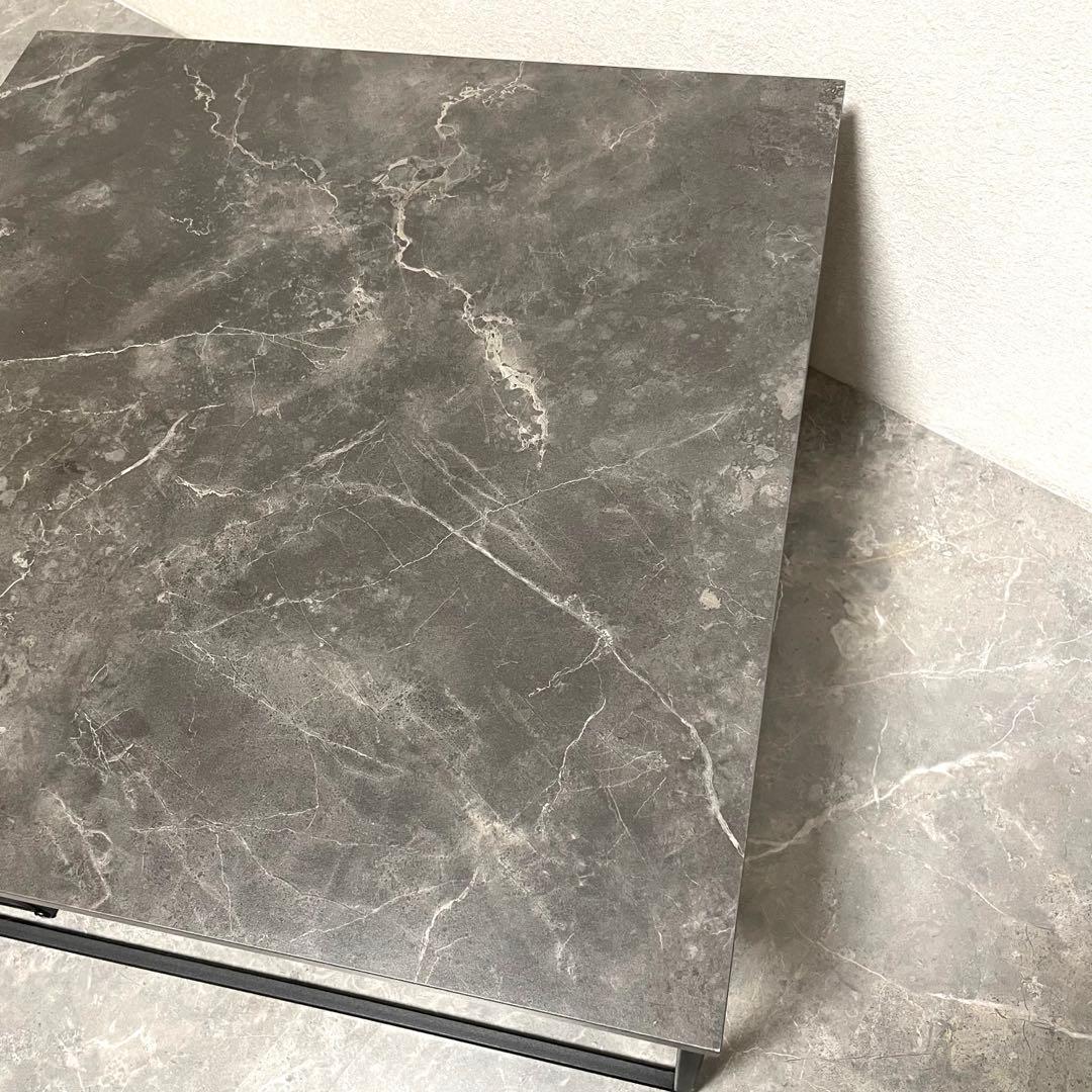 【美品】LOWYA ロウヤ 大理石柄 ネストテーブル　ローテーブル