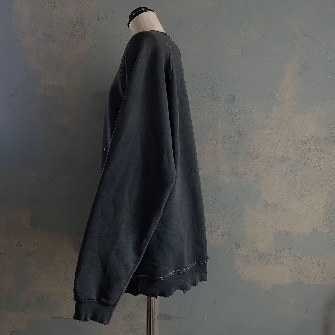 80s old“adidas”後染“ペンキ“grange boro sweat