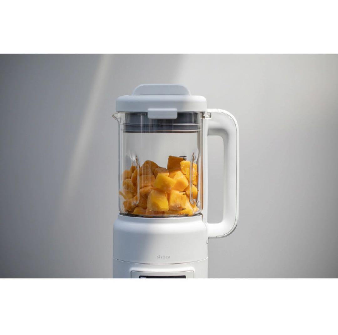 【新品未使用】siroca ヒーター機能付きブレンダー SM-S151 ホワイト
