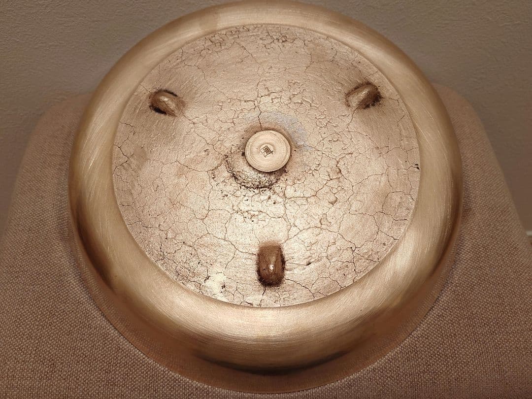 希少 有次 平井鋳造所 32cm 砲金 極厚 天ぷら鍋 ①