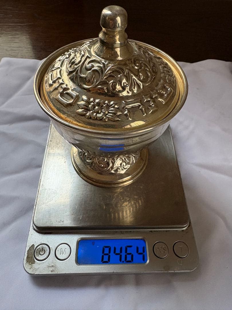 銀製コンディメントセット スプーン付き