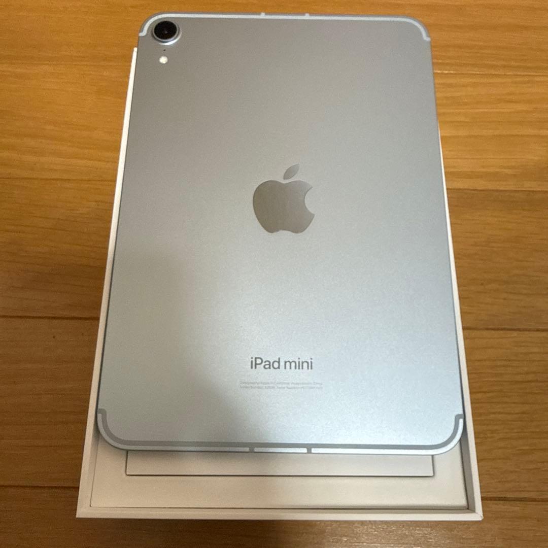 美品 iPad mini 7 128GBブルー Cellular SIMフリー