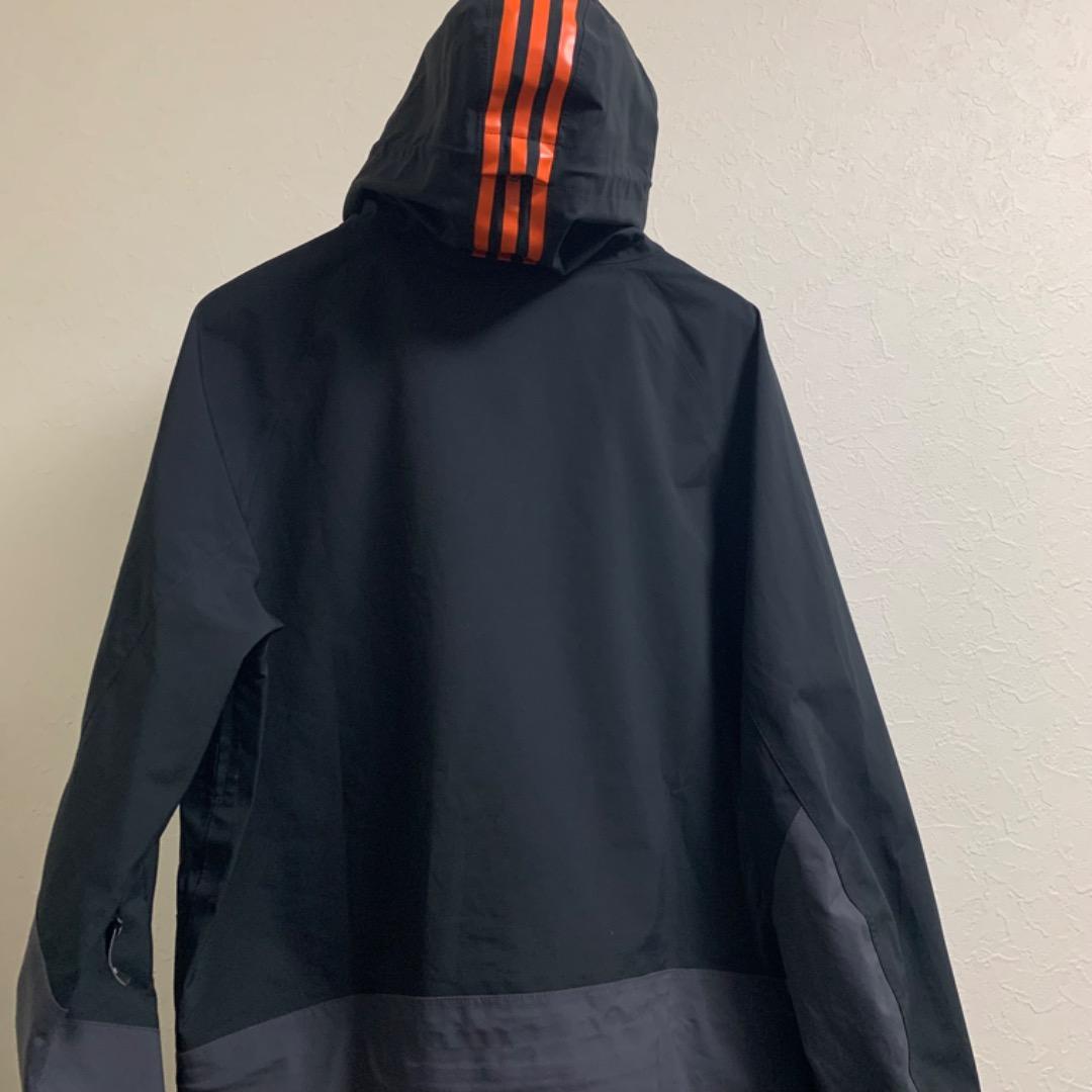 アディダス スキーウェア マウンテンパーカー M 黒 adidas 激レア