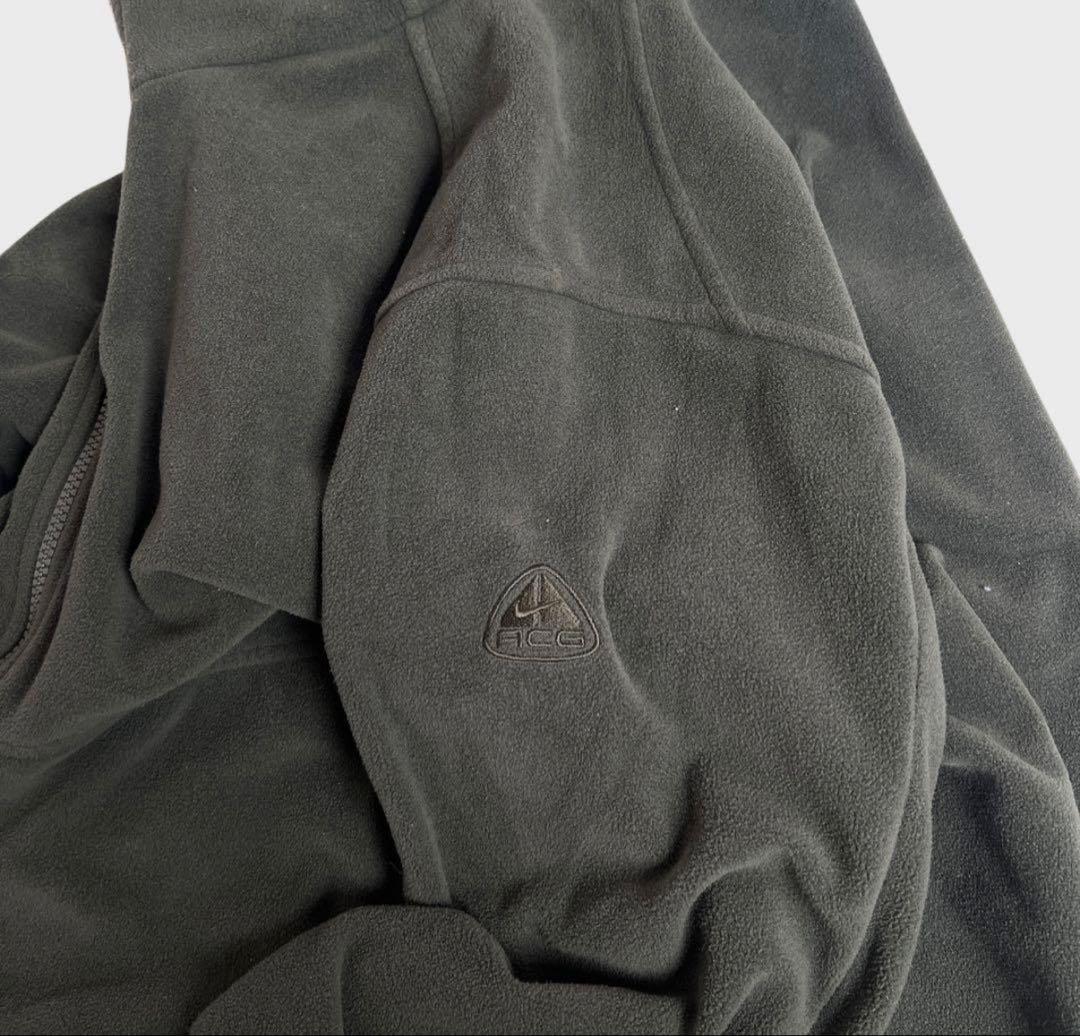 トップス 00s NIKE ACG fleece hoodie khaki