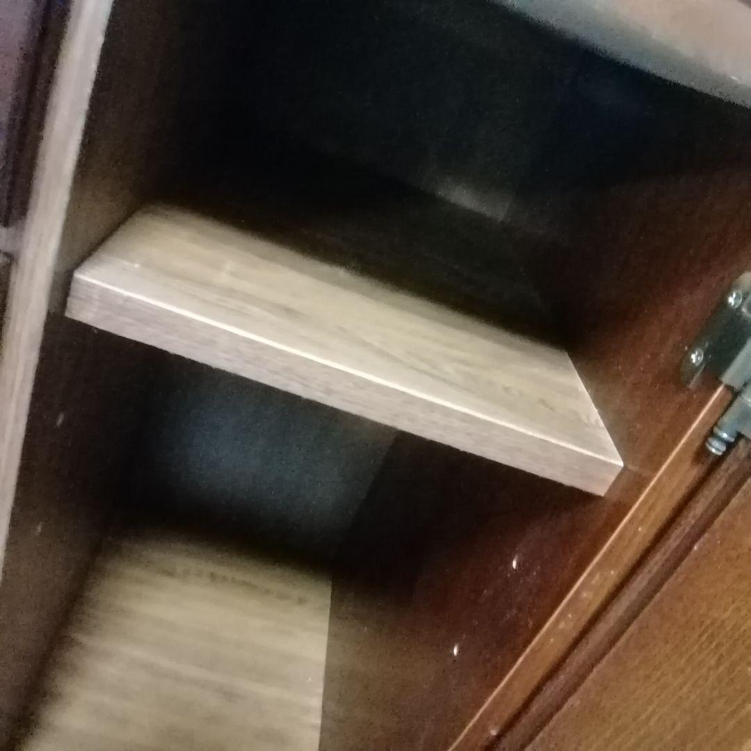 【美品】カリモク　キャビネット　プリンター台　コロニアル　収納棚　キッチンラック