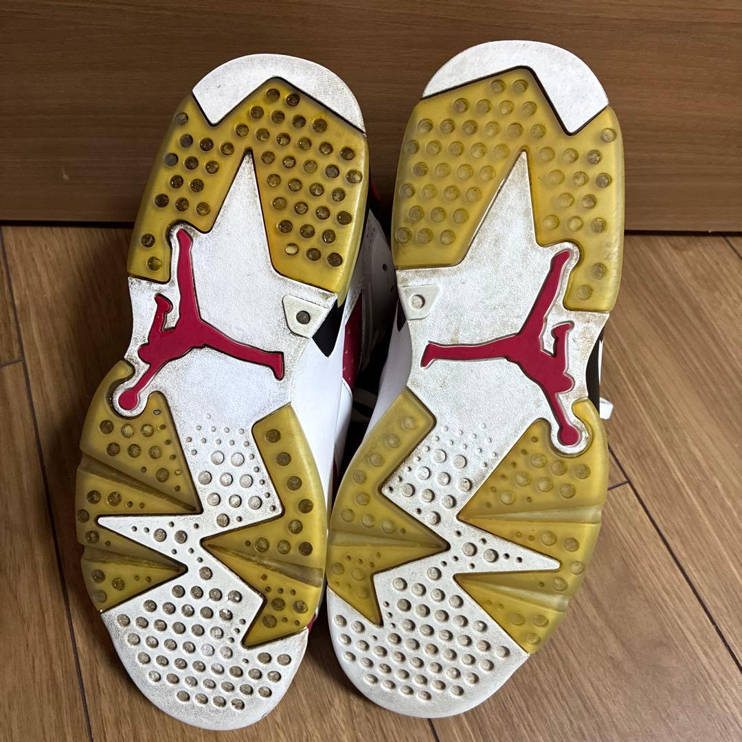 NIKE AIR JORDAN 6レトロCarmine カーマイン 26.0cm
