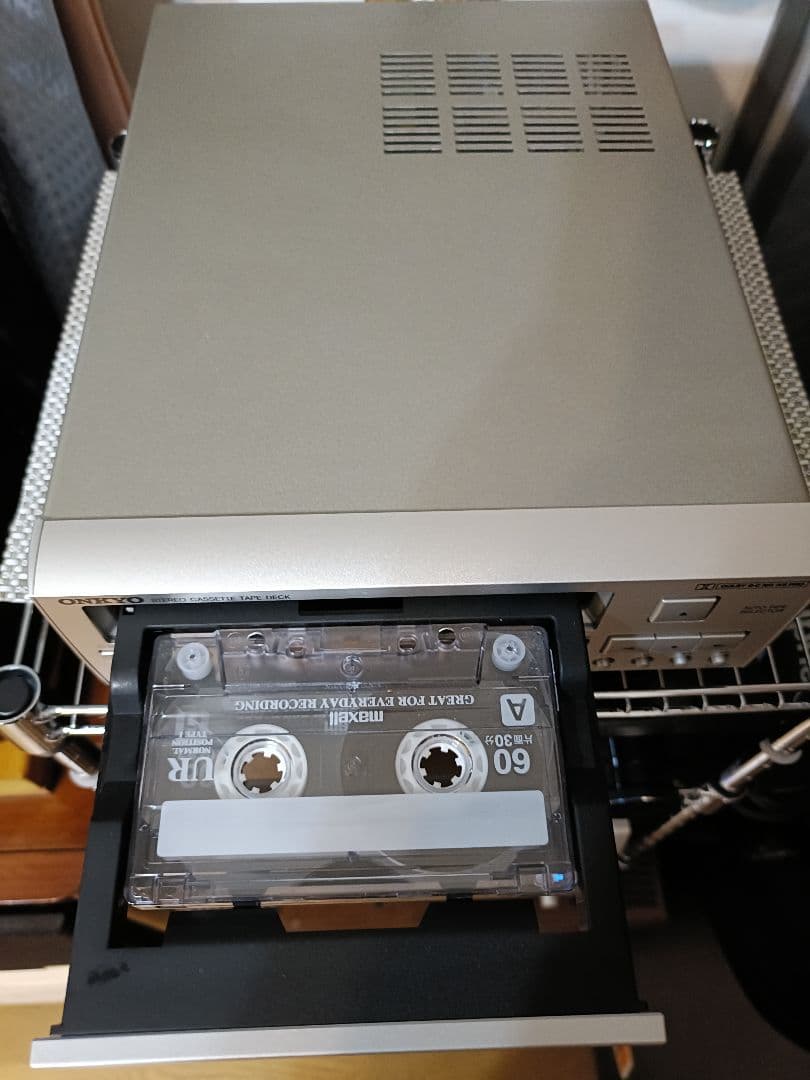 ONKYO K-SX7 カセットデッキ 整備済　完動品 各ケーブル テープ付
