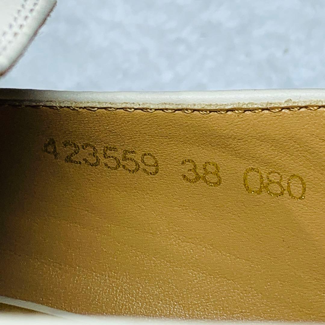 ⭐️Gucci グッチ パンプス パール ホワイト 38(25cm)