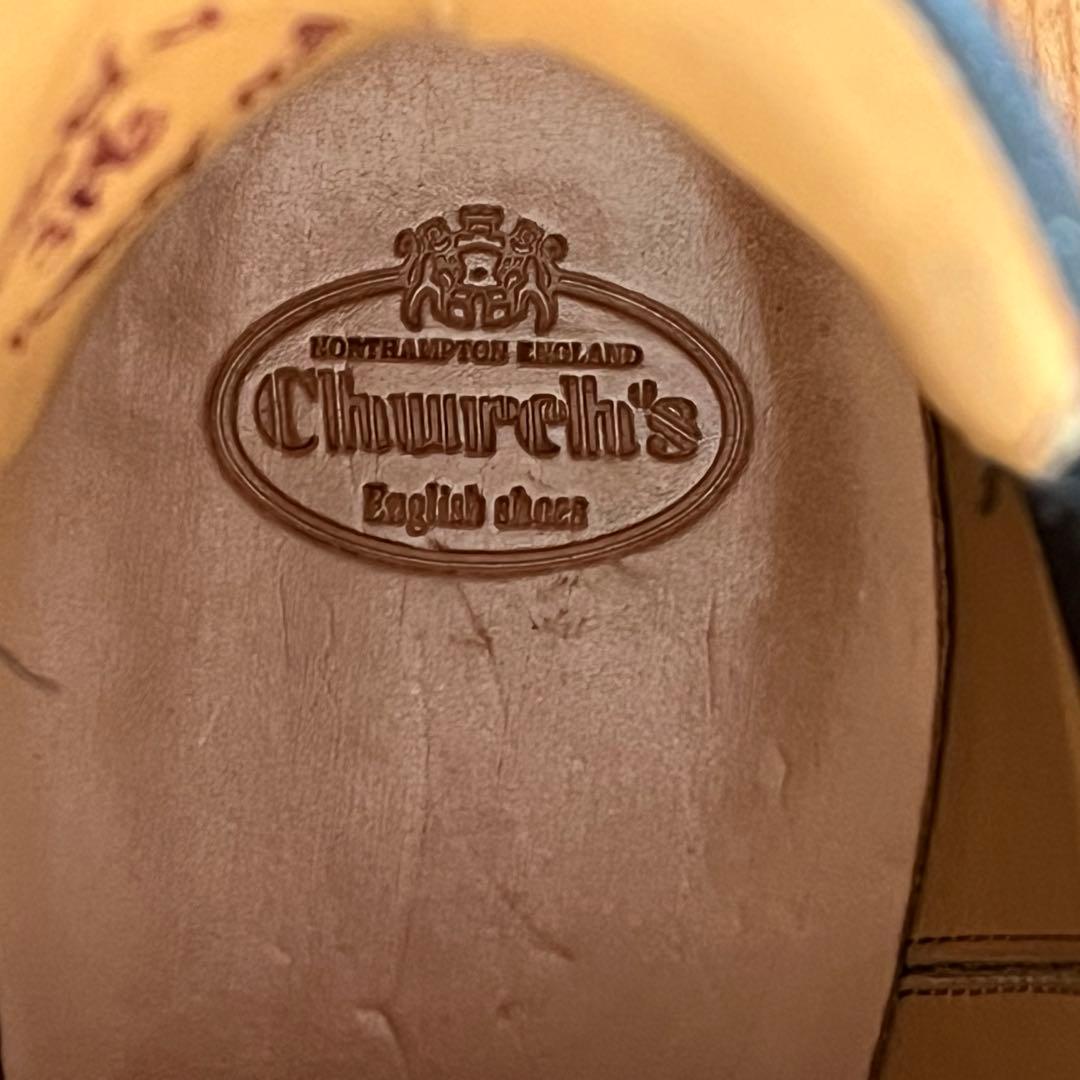 church'sスタッズ付きブラックサイドゴアブーツ 37.5