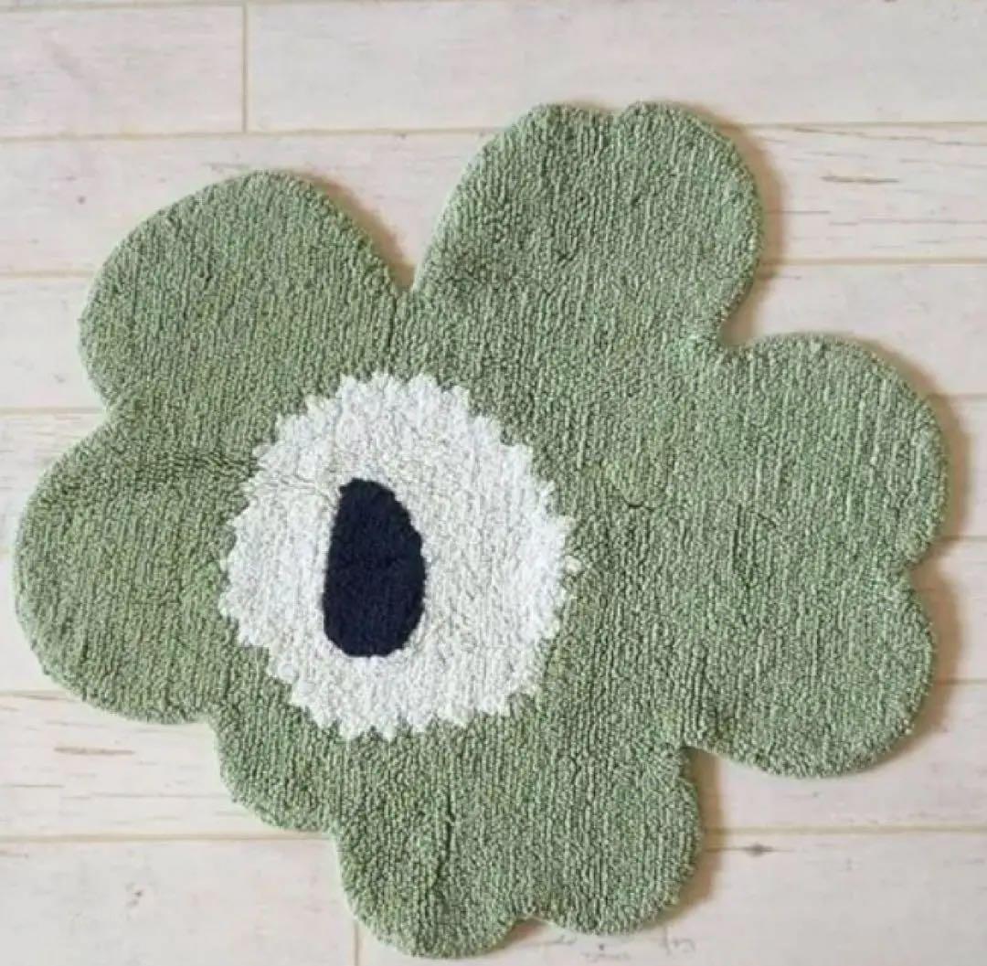 marimekko ウニッコ　バスマット　ライトグリーン　新品