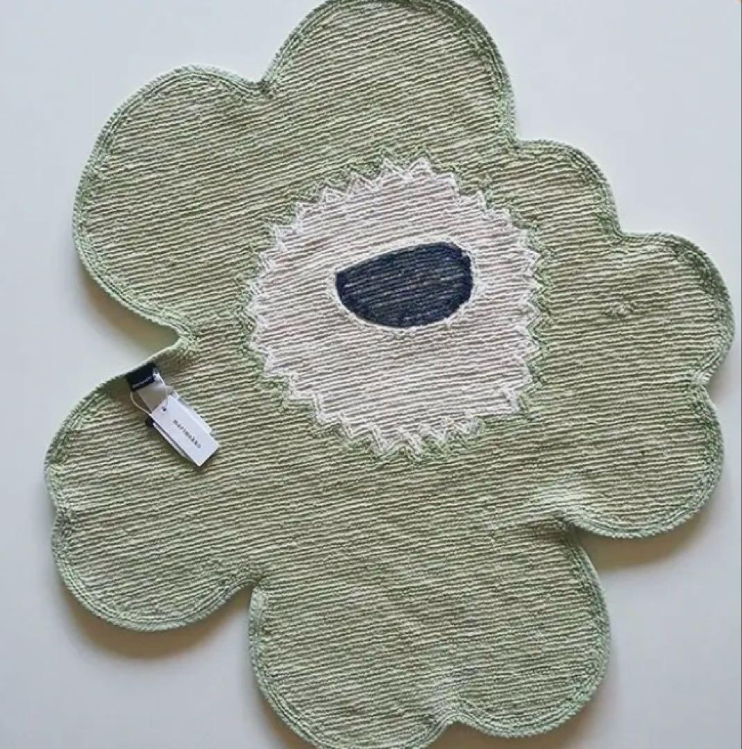 marimekko ウニッコ　バスマット　ライトグリーン　新品