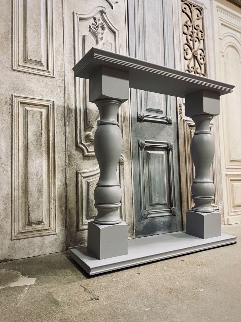 【受注製作】 ろくろ脚コンソールテーブル