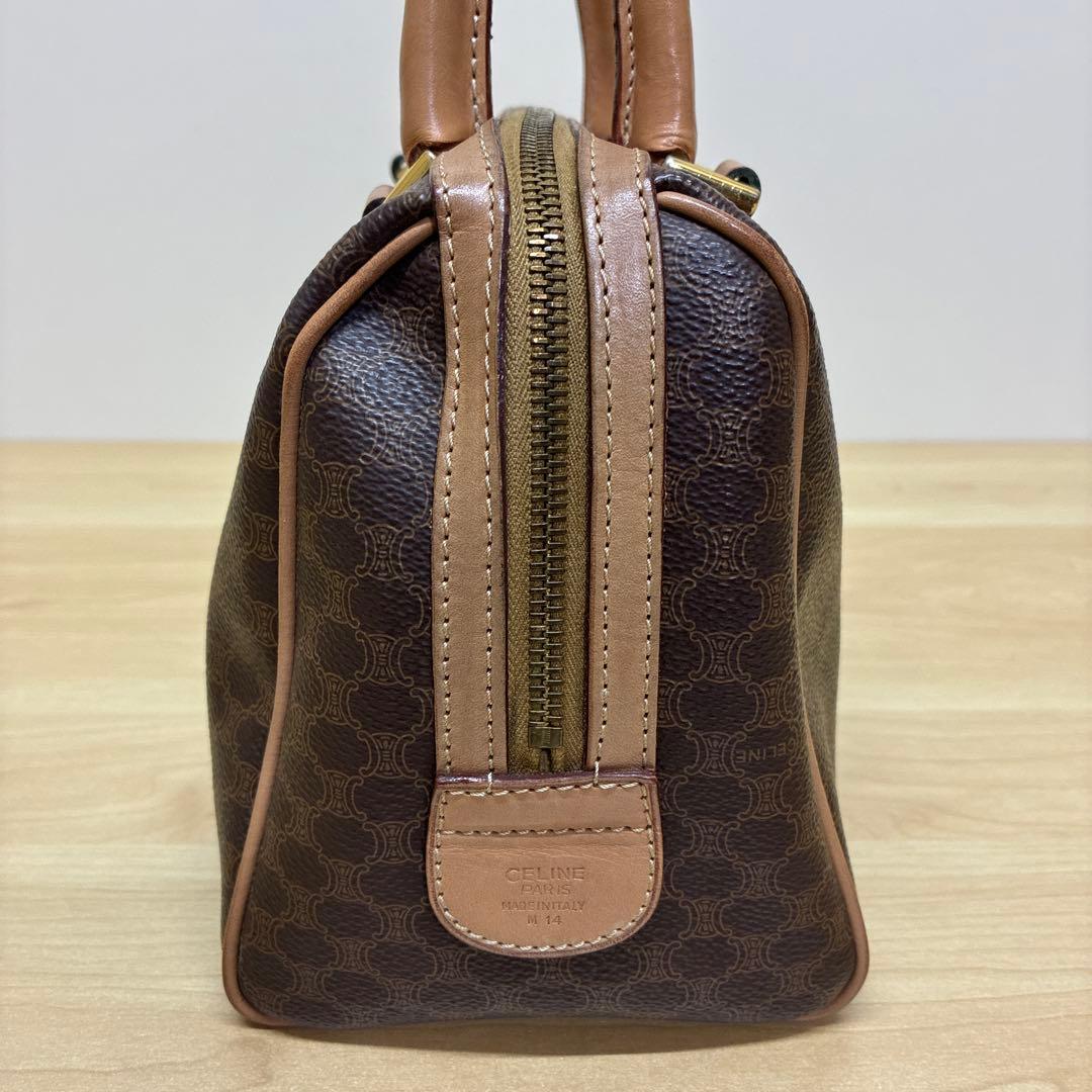 CELINE セリーヌ　マカダム柄　ハンドバッグ　ミニボストン