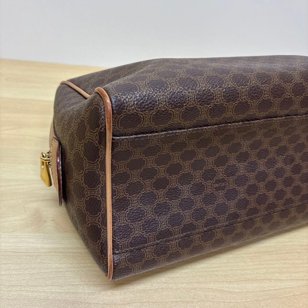 CELINE セリーヌ　マカダム柄　ハンドバッグ　ミニボストン