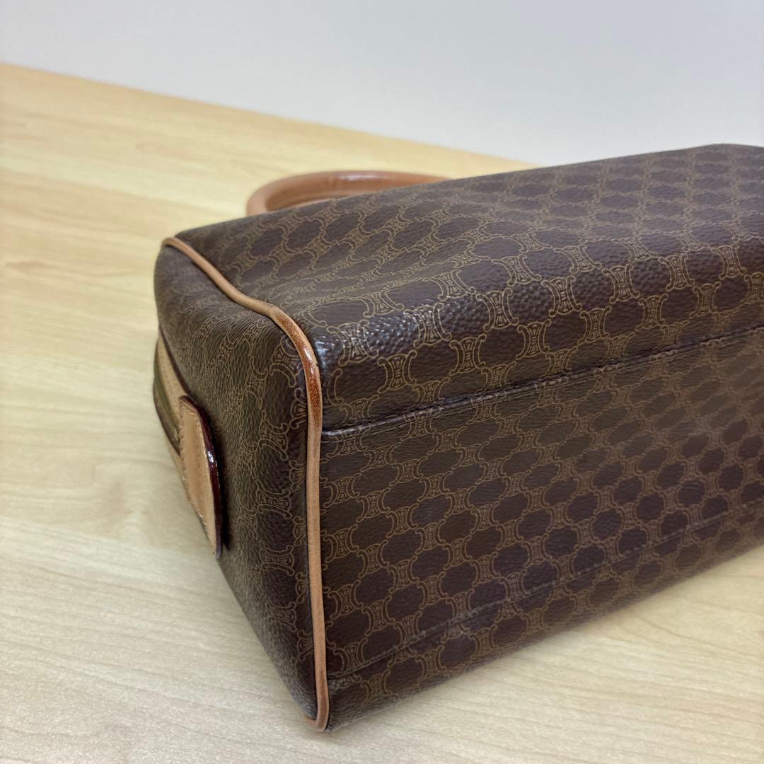 CELINE セリーヌ　マカダム柄　ハンドバッグ　ミニボストン