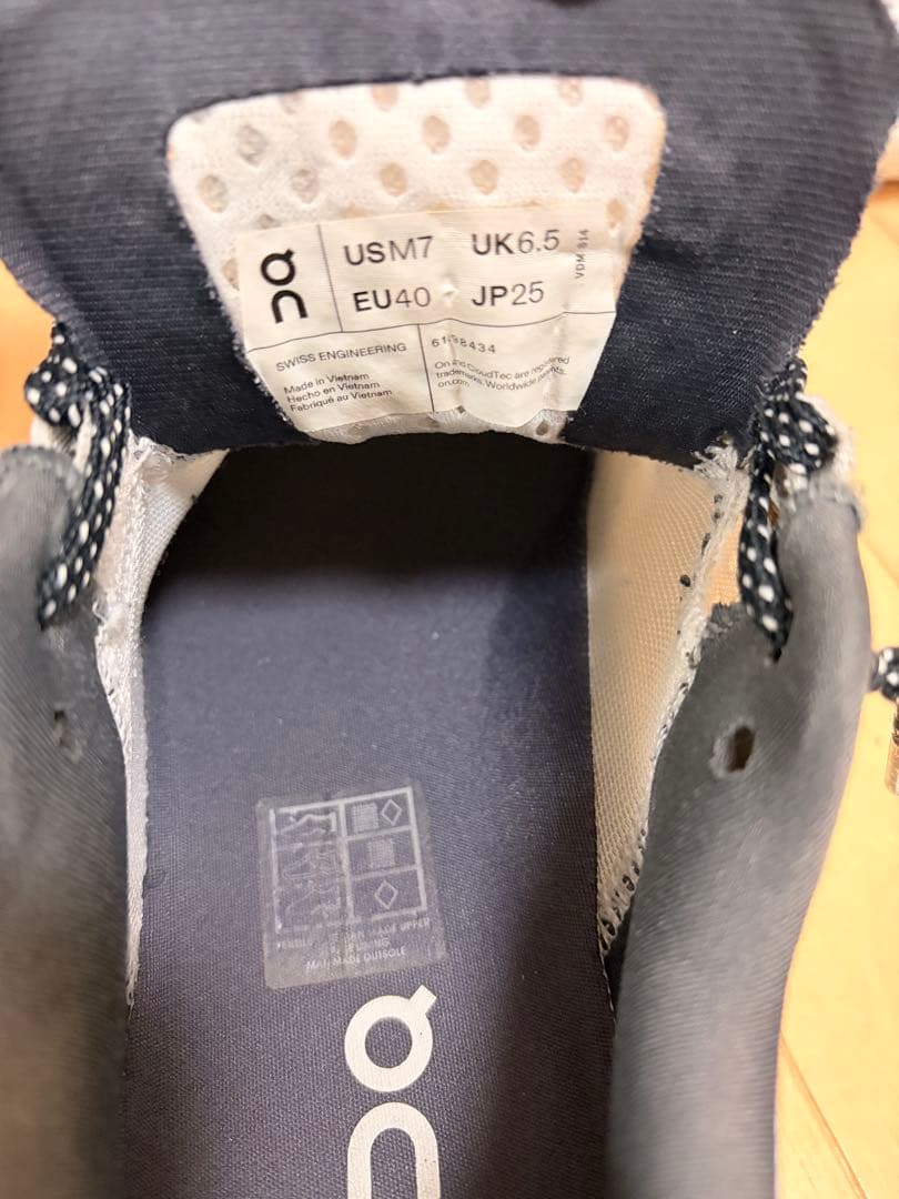 スパイク・シューズ on cloud monster 25.5