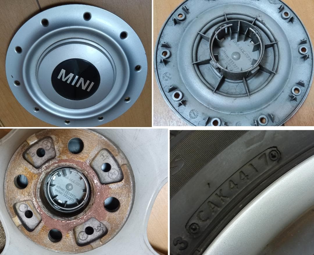 195/55R16ブリヂストンブリザックVRV2＋MINI純正ホイール④本