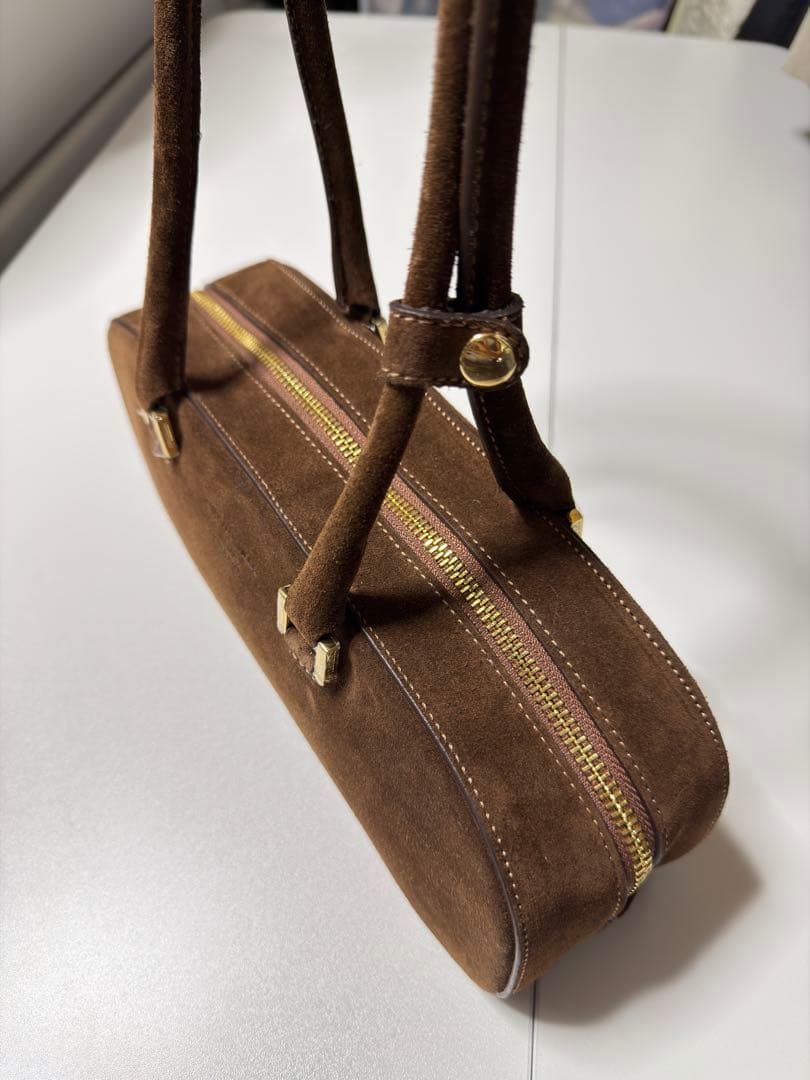 【美品】BEAMS別注 CHRISTIAN VILLA スエードバッグ