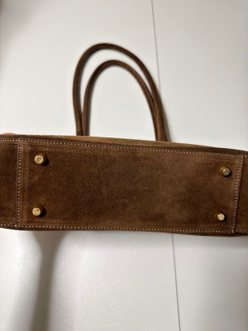 【美品】BEAMS別注 CHRISTIAN VILLA スエードバッグ