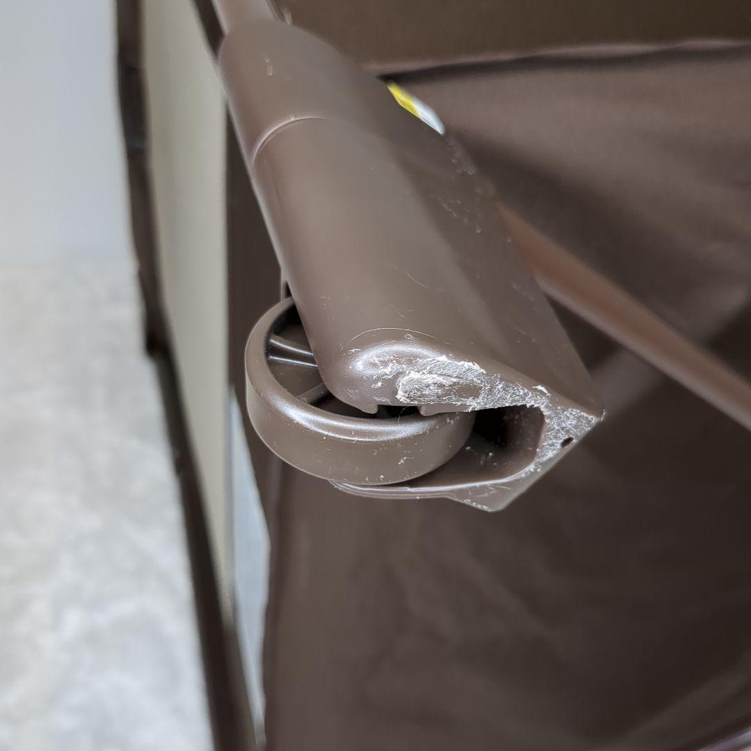 【美品】Aprica ココネルエアープラス ベビーベッド チョコレートブラウン