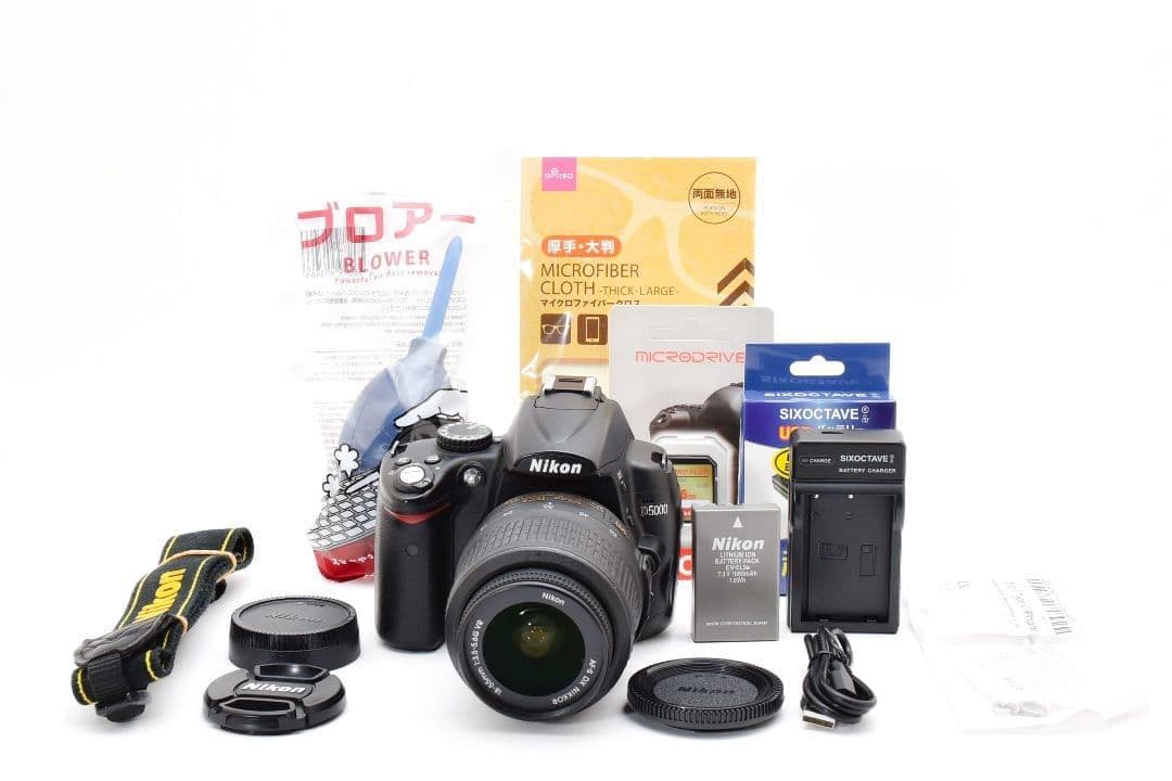 高画質✨️Nikon D5000✨️シングルレンズ✨️バリアングル液晶 一眼レフ
