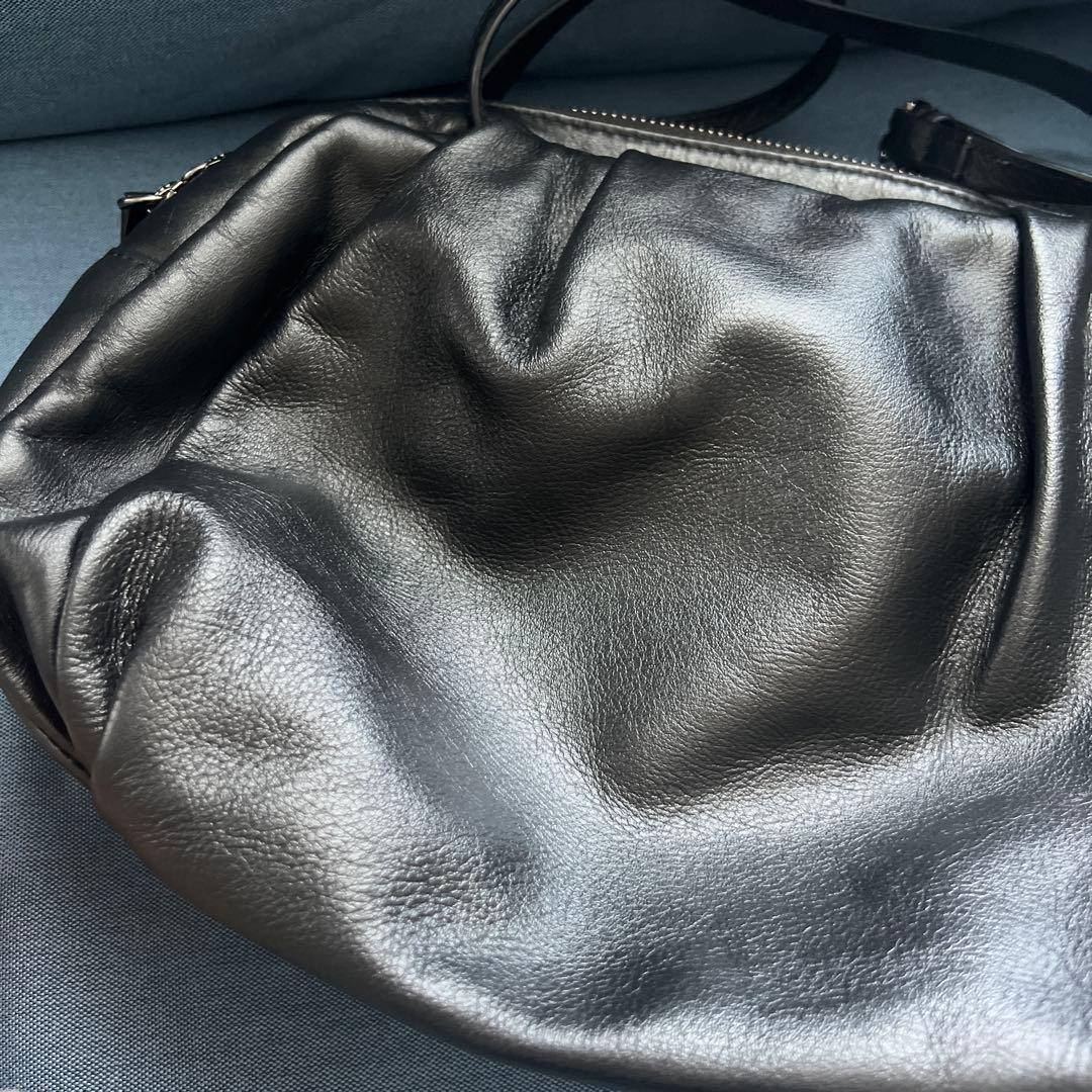 本革 430g コロンボストンバッグ ブラック イアパピヨネ