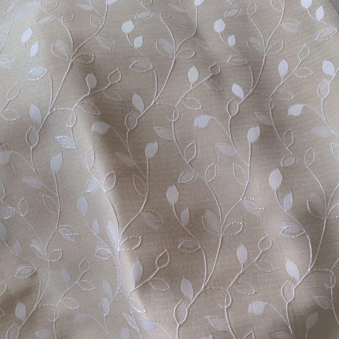 【即日発送】●SINCOL●レースカーテン×2枚●リーフ柄●95×238cm