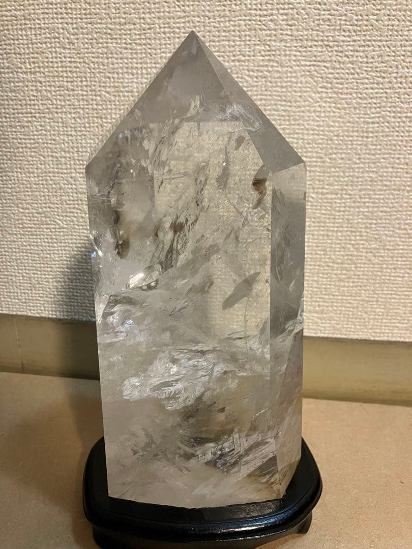 【COCOさま専用】特大水晶 3.2kg レインボー多数天然石アイリスクリスタル