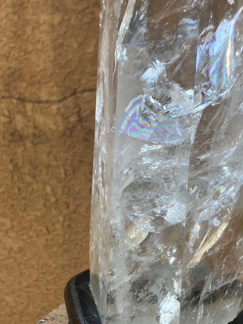 【COCOさま専用】特大水晶 3.2kg レインボー多数天然石アイリスクリスタル