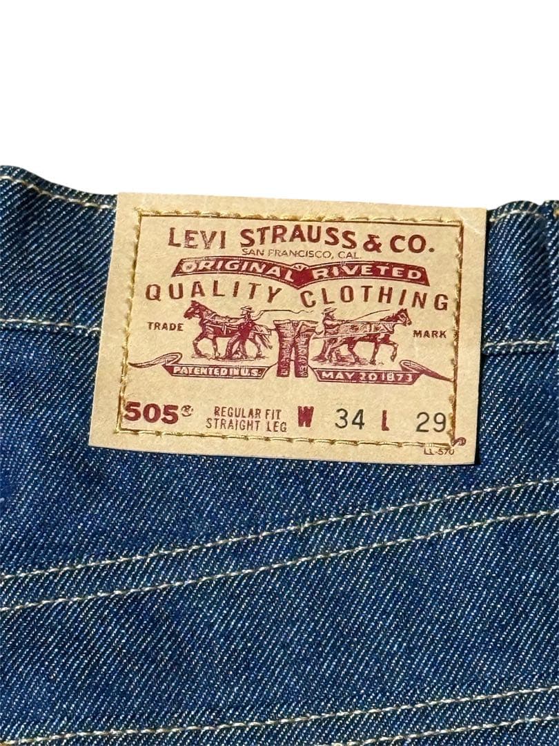 デッドストック 新品 90s USA製 Levi’s 505 デニムパンツ