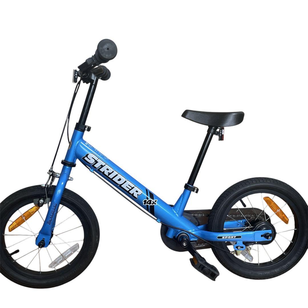 STRIDER ストライダー 14X 子ども用 自転車 ペダル付き 青色 ブルー