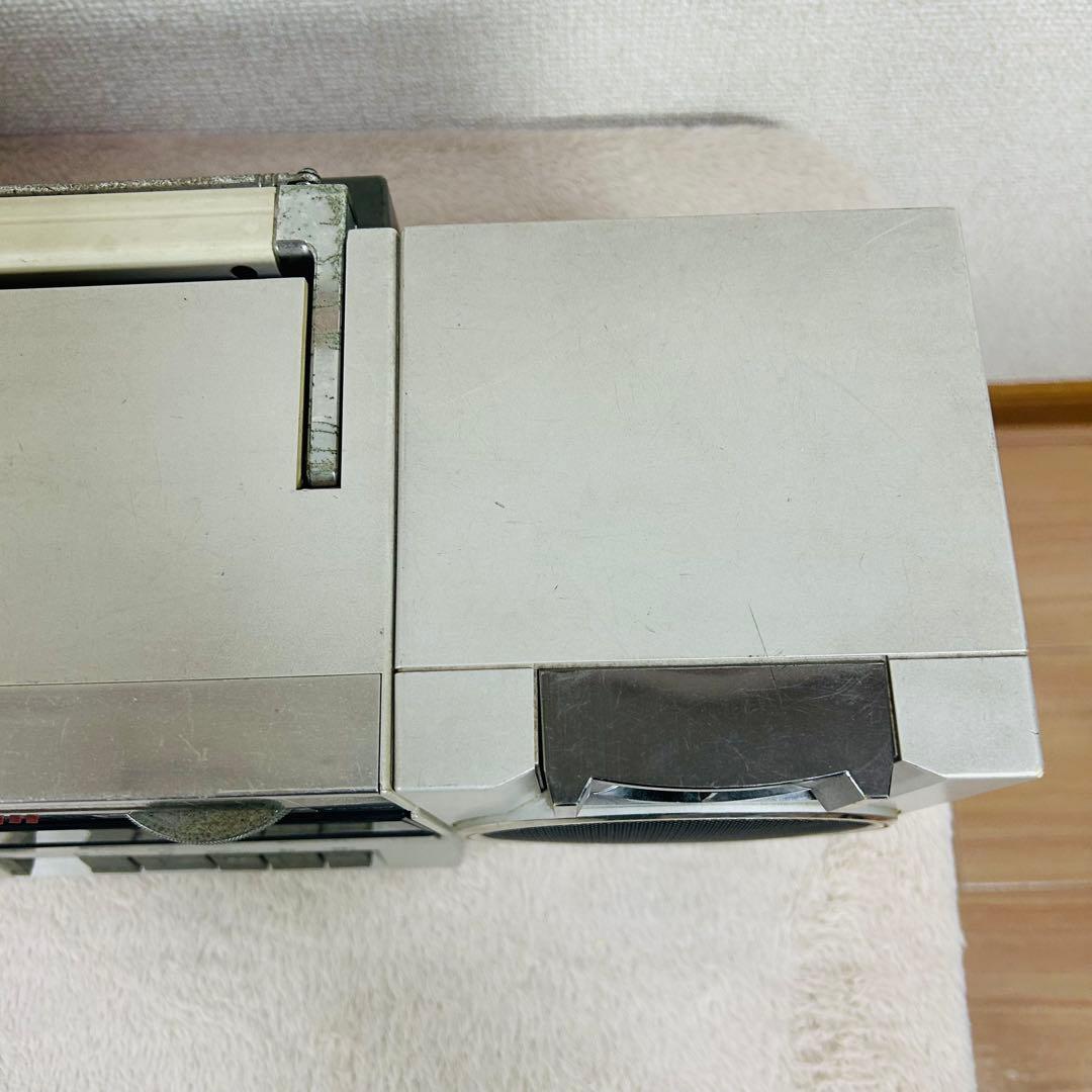 【希少】HITACHI TRK-W3 ラジカセ　バブル昭和レトロ　現状品