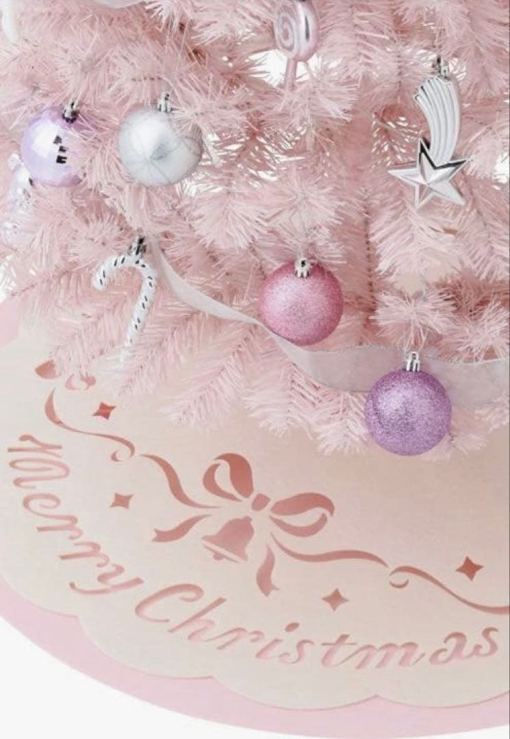 ☆美品　フランフラン　クリスマスツリー スターターセット ピンク 約150☆