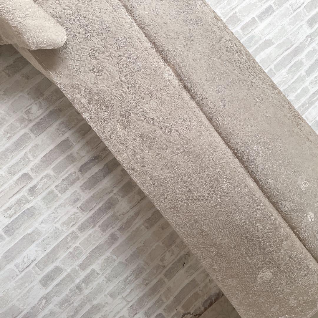 色無地　フルセット　松竹梅　吉祥二百撰　壽光織　シンプル　カジュアル　小紋　I9