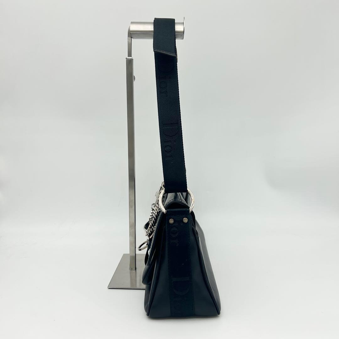 クリスチャンディオール ハードコア ショルダーバッグ ブラック　希少　レザー