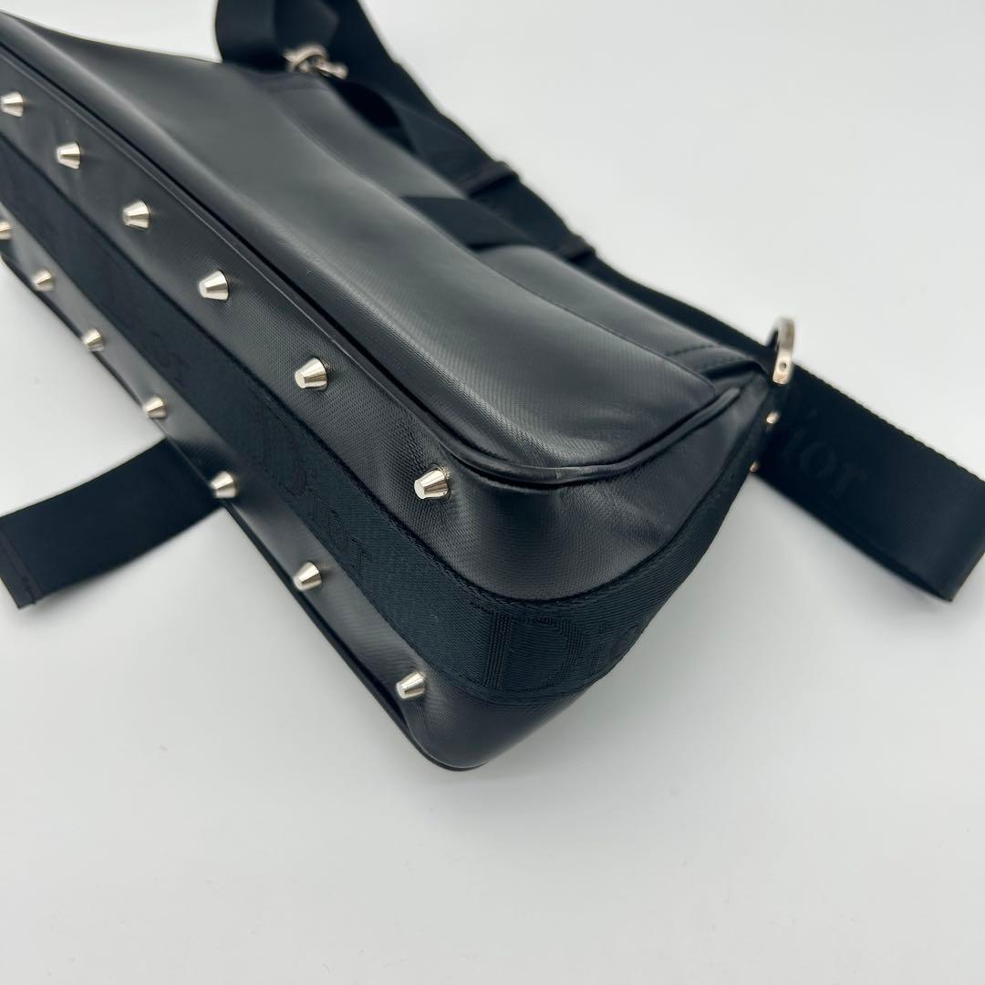 クリスチャンディオール ハードコア ショルダーバッグ ブラック　希少　レザー