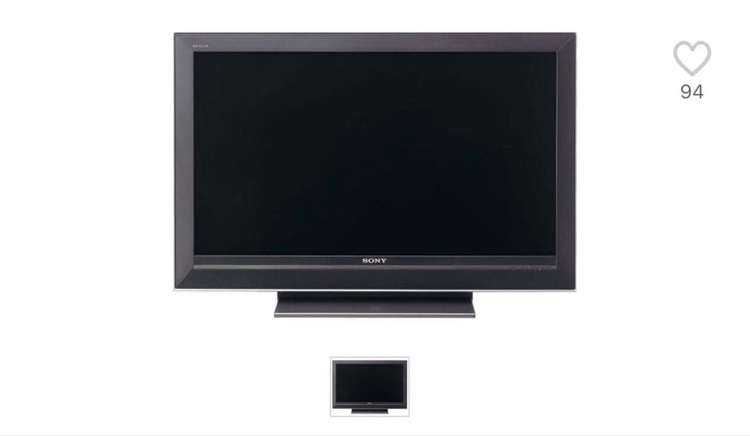 40インチのSONY製液晶テレビ本体KDL-40V3000 2008年製