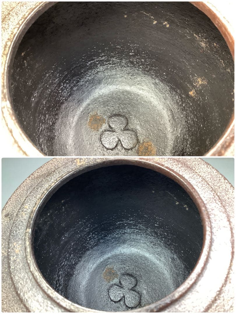 糸目筒釜　釜師　高橋敬典　茶道具　送料無料