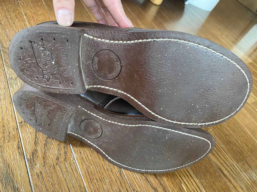 RED WING　8161 ガラスレザー ダークブラウン　US7D[25cm]